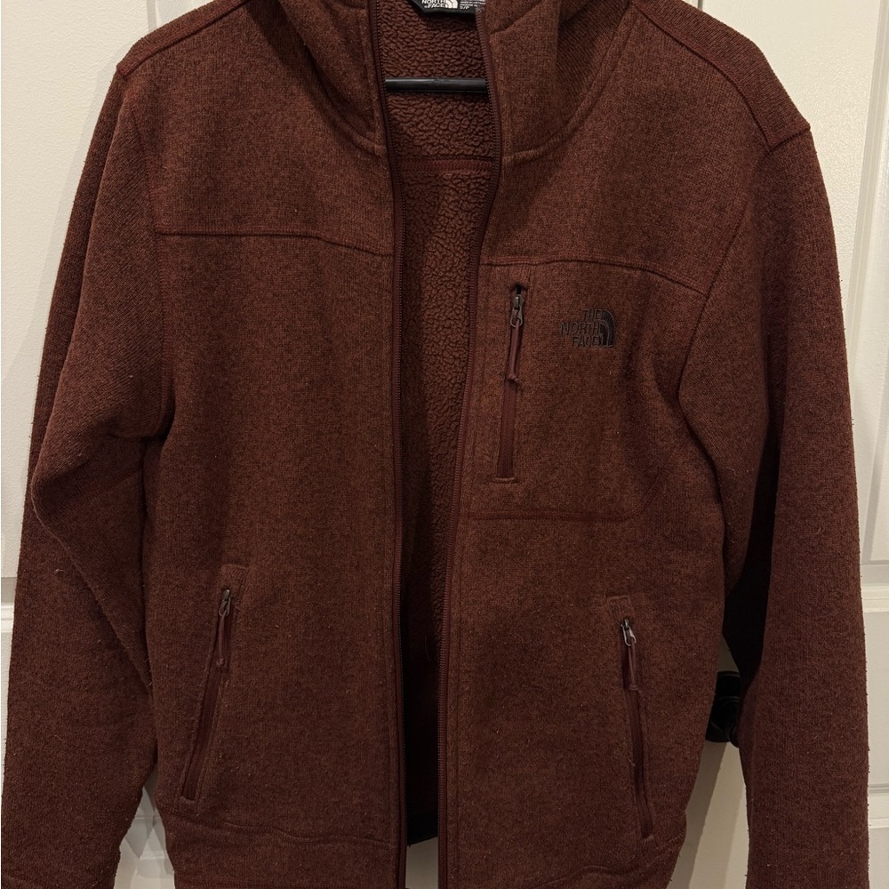 The North Face Men's Zip Up Maroon Jacket Men’s Size Small
